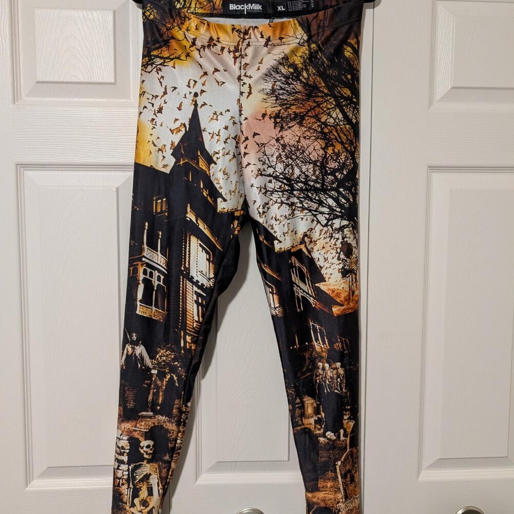 Blackmilk clothing Haunted House 2.0 leggings XL